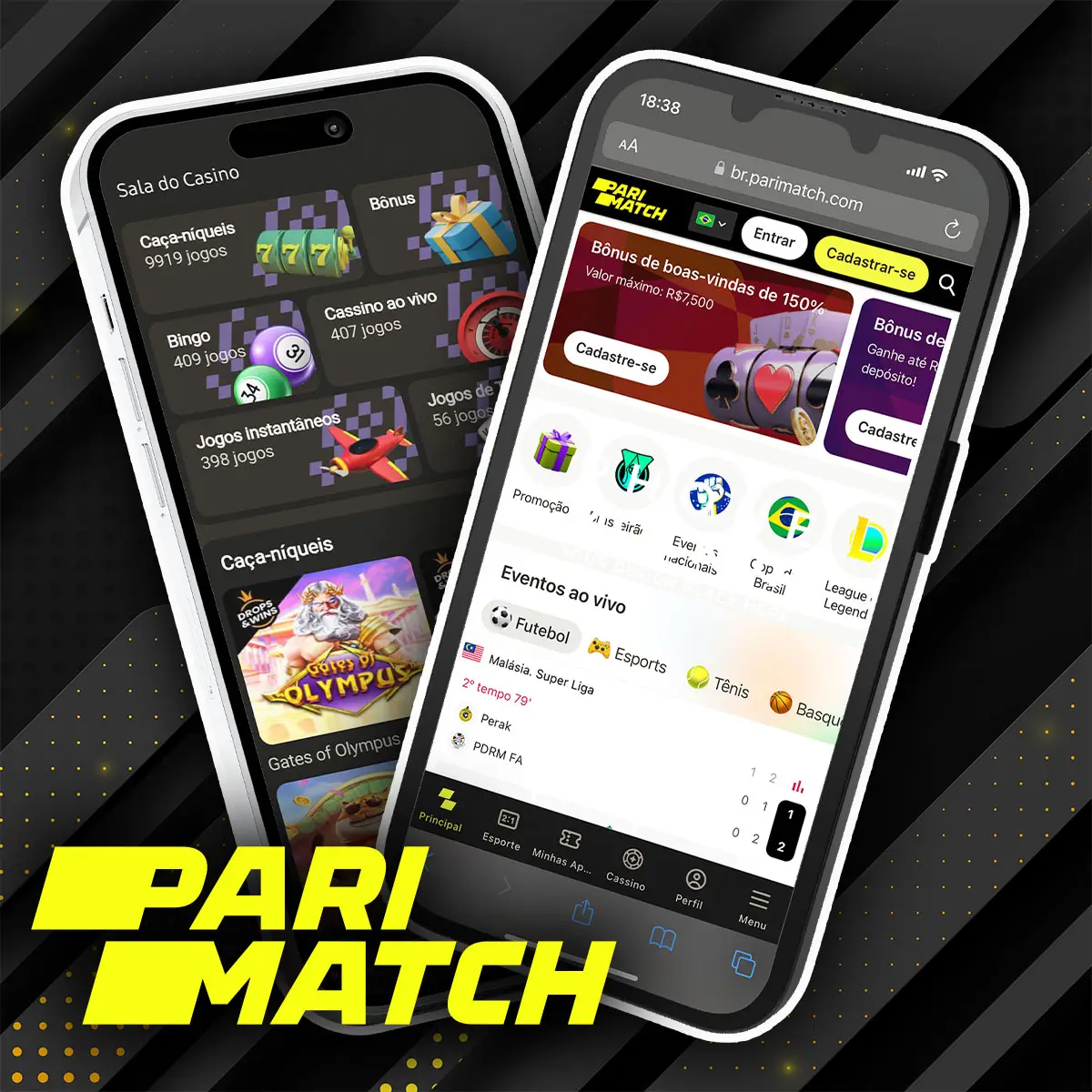 Comparação da versão móvel e do aplicativo da casa de apostas Parimatch no mercado de apostas brasileiro