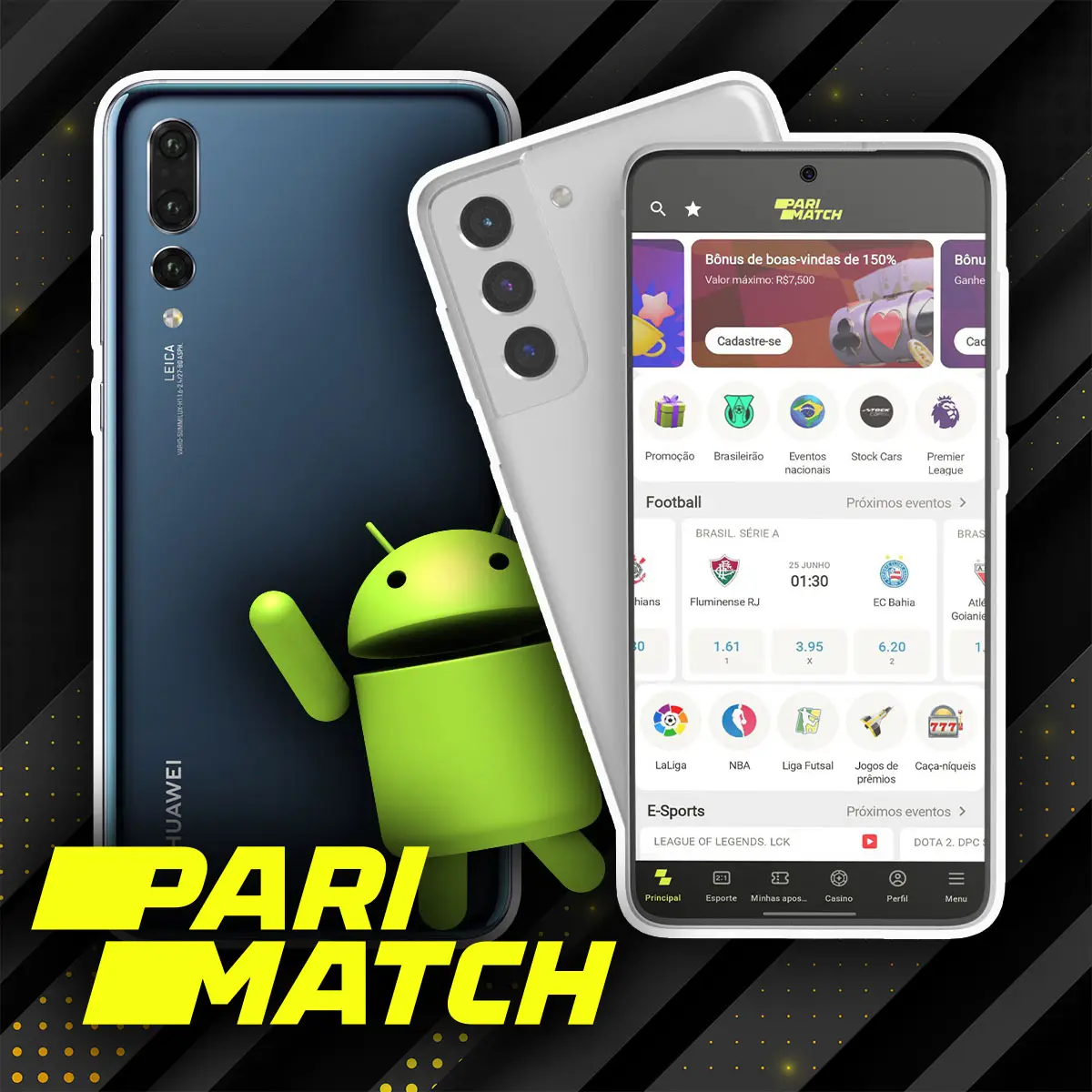 Dispositivos compatíveis e requisitos de sistema aplicativo Parimatch Brasil para Android