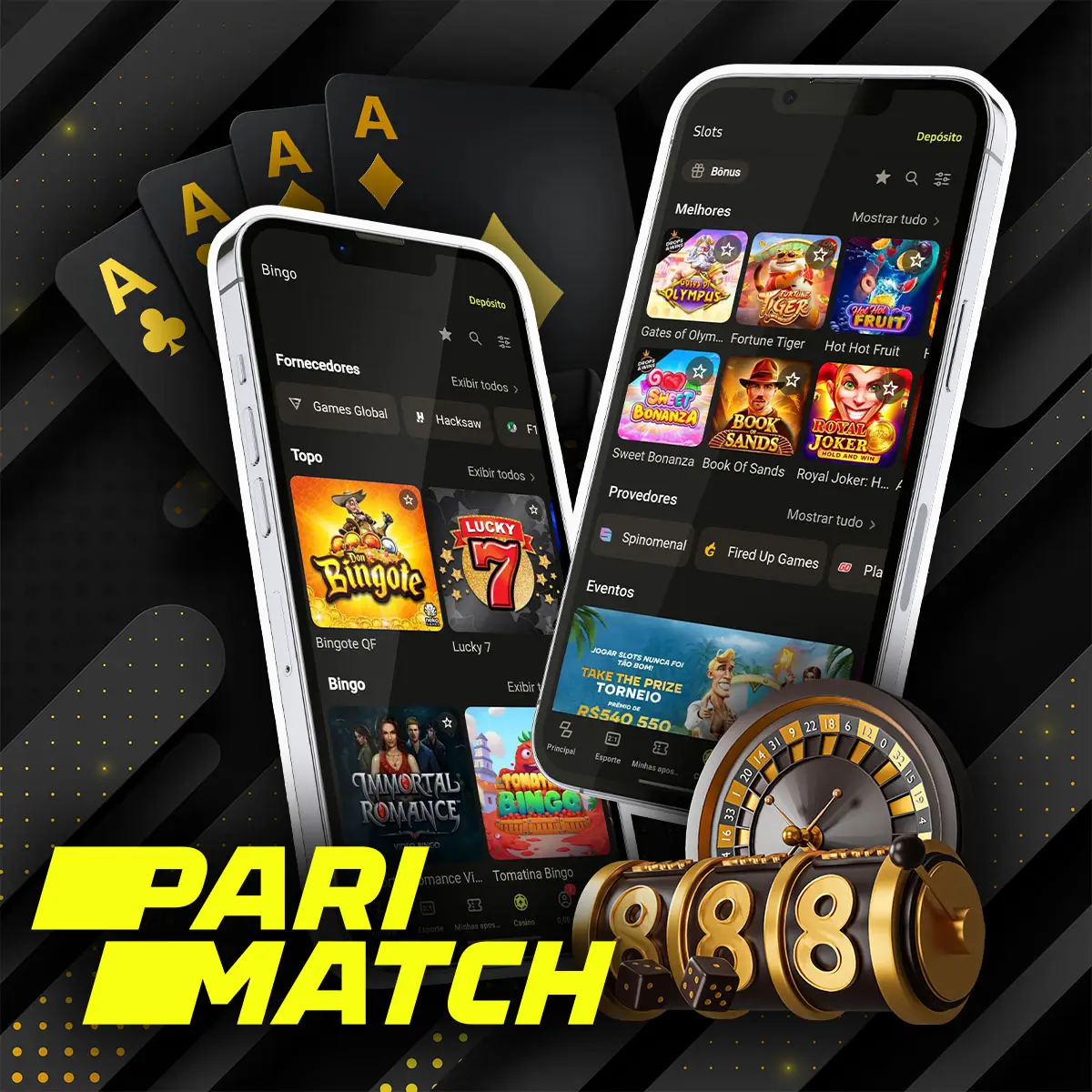 Jogos do Parimatch Casino no aplicativo no Brasil