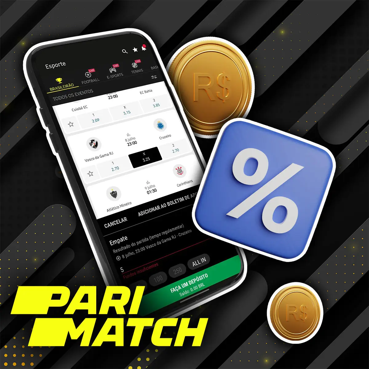 Modelos de faturamento no aplicativo Parimatch no Brasil