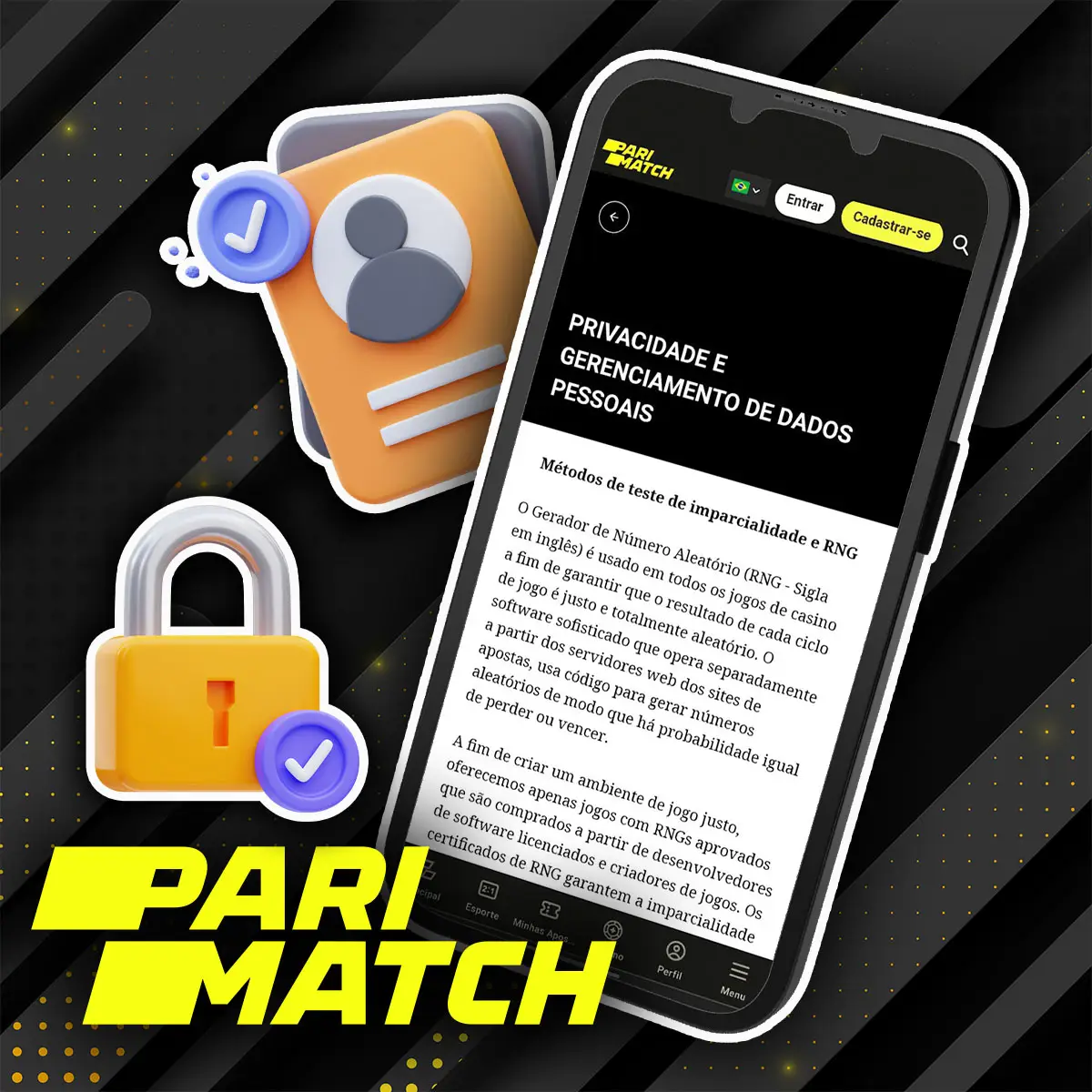 Privacidade e Gerenciamento de Dados Parimatch Brasil