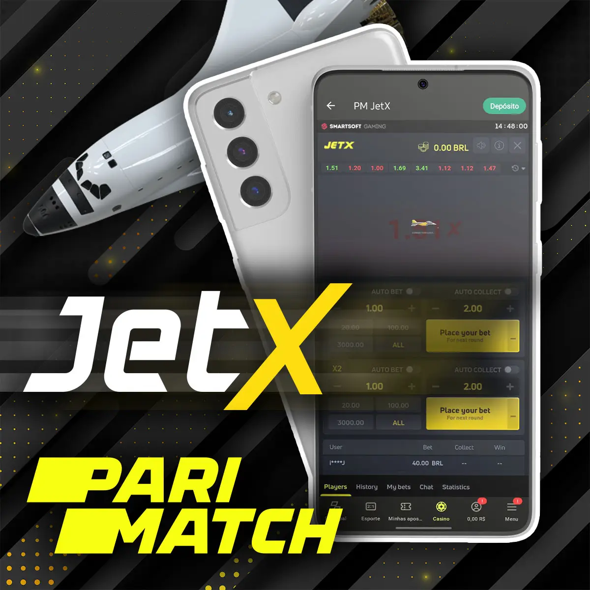Mais informações sobre o Parimatch JetX